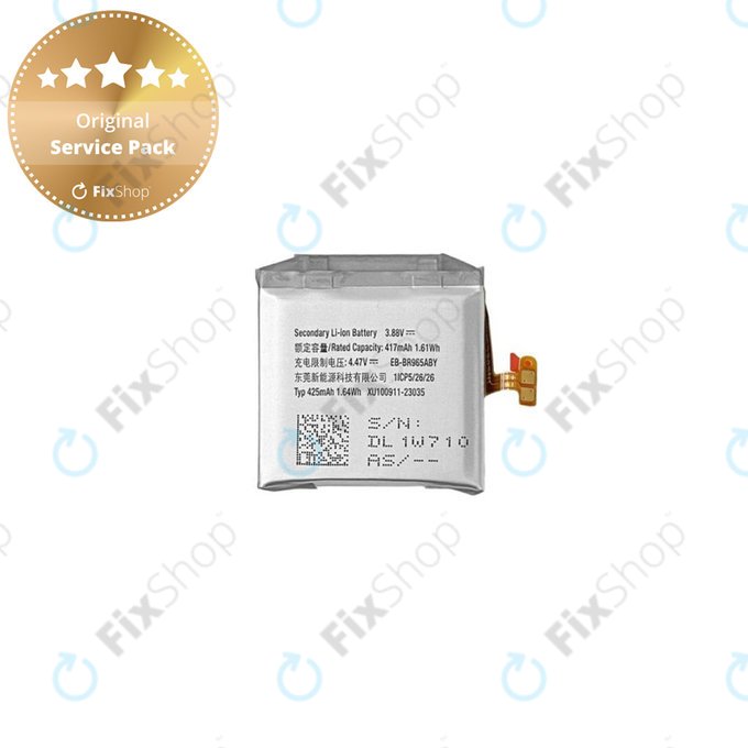 Bateria do Samsung Watch 6 47mm Classic R960, R965, GH43-05162A, EB-BR965ABY, 425mAh, Genuine Service Pack