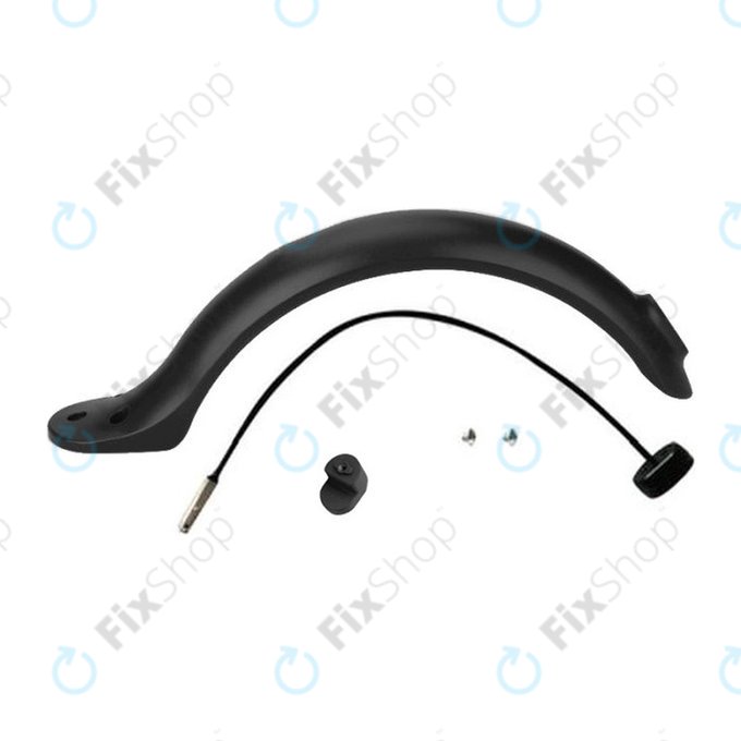 Tylny błotnik ze światłem i złączem do Xiaomi Mi Electric Scooter 1S, 2m365, Pro, Black