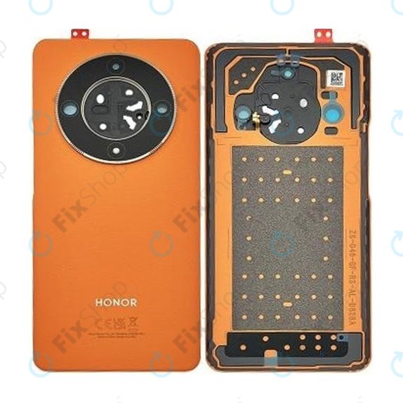 Tylna pokrywa baterii do Honor Magic6 Lite, 0235AHJR, 0235AHJY, Pomarańczowy, Orange, Genuine Service Pack