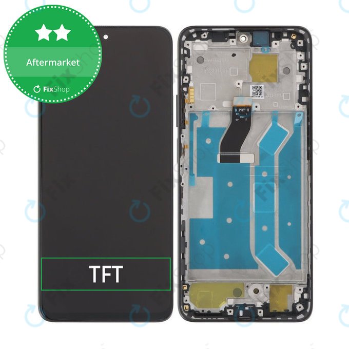Wyświetlacz do Huawei Nova 12i, Ekran dotykowy z ramką, Midnight Black, TFT