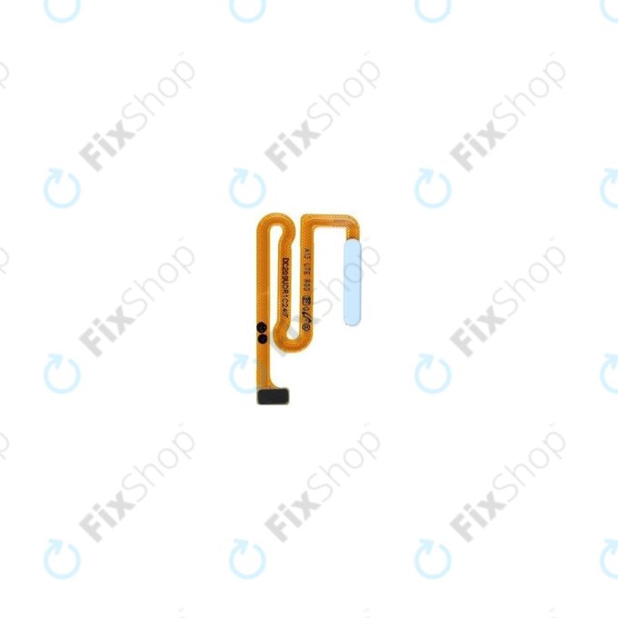 Czujnik linii papilarnych z taśmą flex do Samsung A13 A135F, GH96-15035B, Light Blue, Genuine Service Pack
