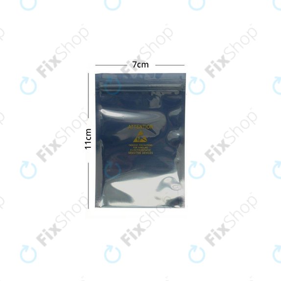 Antystatyczna torebka strunowa ESD (Print), 7x11 cm, 50szt