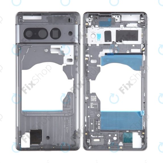 Ramka srodkowa do Google Pixel 7 Pro GP4BC, GE2AE, Obsidian