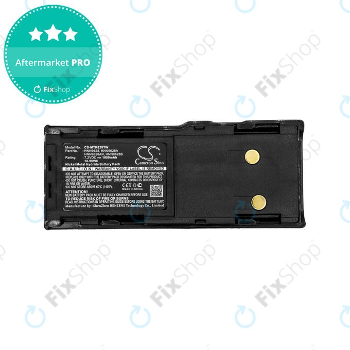 Bateria do Motorola CP250, GTX800, 1800mAh, Ni-MH, 7.2V, HNN9628, HQ