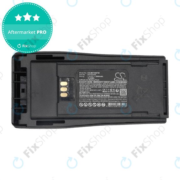 Bateria do Motorola CP, EP, GP, 2600mAh, Li-ion, 7.4V, NNTN4496, HQ