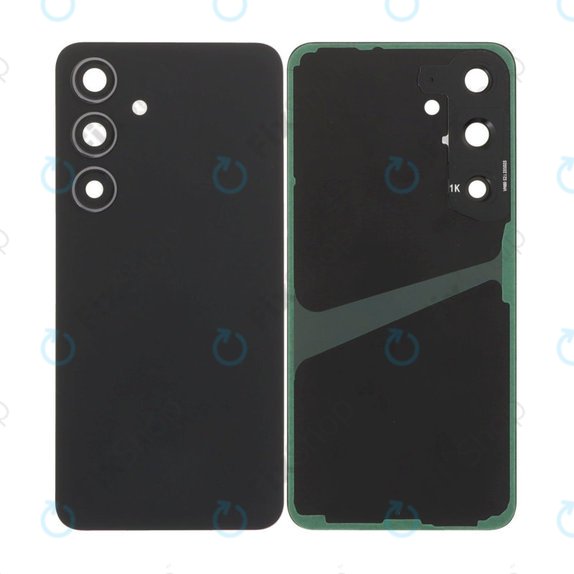 Tylna pokrywa baterii z kompletnym montażem do Samsung S24 S921B, Onyx Black