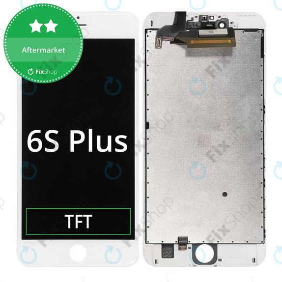 Wyświetlacz dla iPhone 6S Plus, White, Ekran dotykowy z ramką