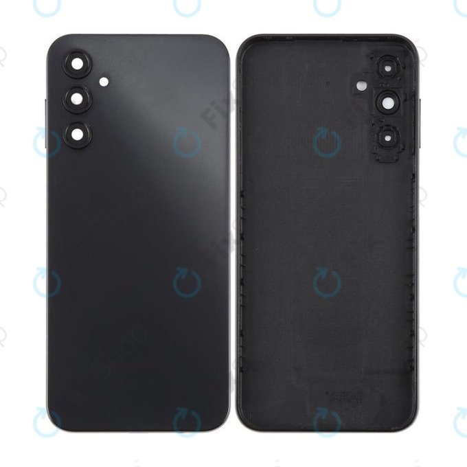 Tylna pokrywa baterii z kompletnym montażem do Samsung A14 5G A146B, Czarny, Black