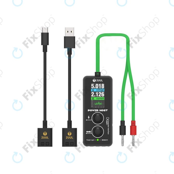 Cyfrowy tester napięcia i prądu USB-C (Power Host), 2UUL PW15