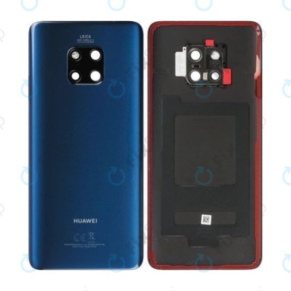 Tylna pokrywa baterii do Huawei Mate 20 Pro, 02352GCH, 02352GDE, Midnight Blue, Genuine Service Pack