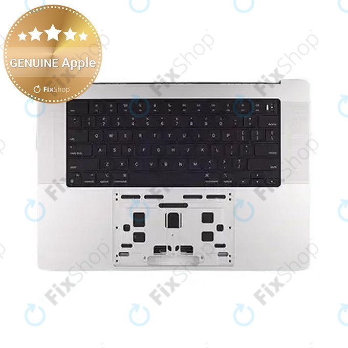 Górna rama klawiatury do MacBook Pro 16", A3403 (2024), z klawiaturą US i baterią, Silver, 661-42824, Genuine Apple
