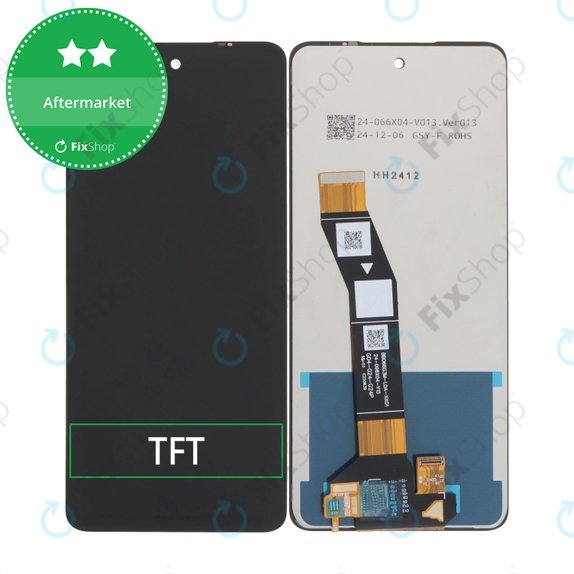 Wyświetlacz do Motorola Moto G04, Ekran dotykowy bez ramki, TFT
