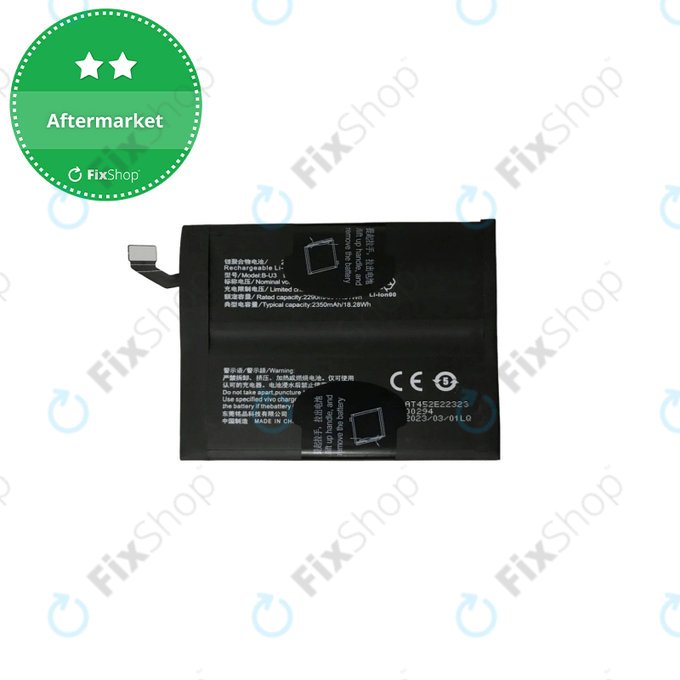 Bateria do Vivo X80 Pro 5G V2185A, V2145, B-U3, 4700mAh