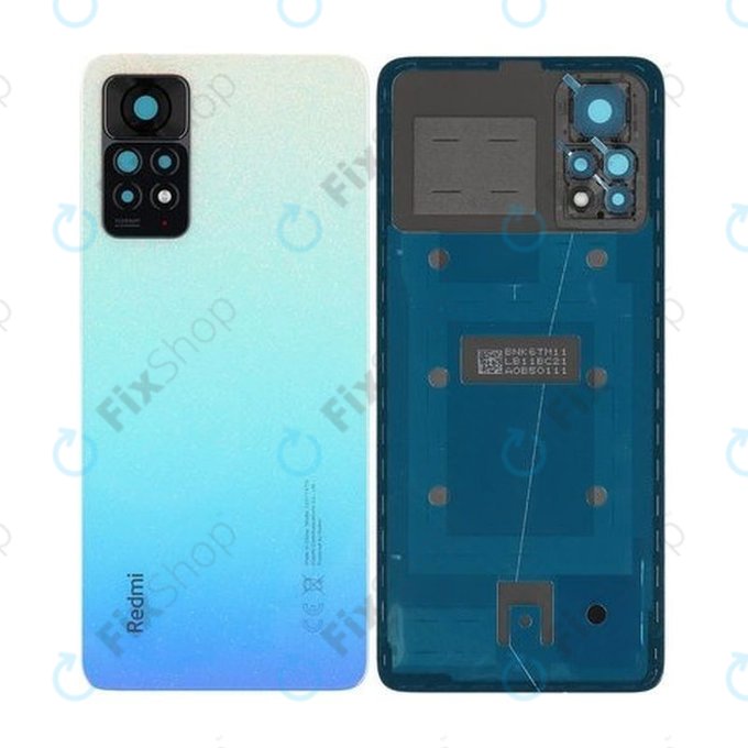 Tylna pokrywa baterii do Xiaomi Redmi Note 11 Pro 4G 2201116TG, 2201116TI, 5600050K6T00, Star Blue, Genuine Service Pack