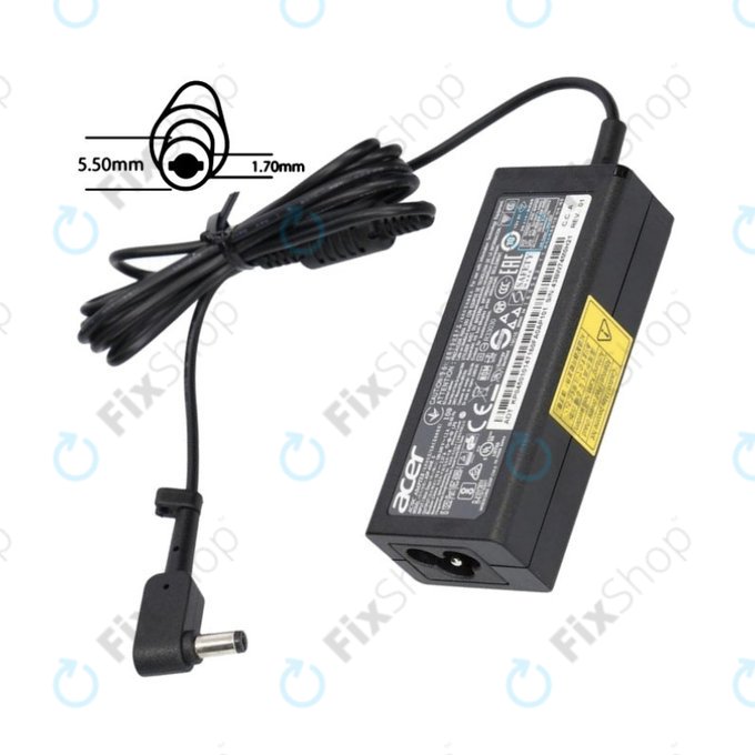 Adapter ładujący do Acer, 45W, 19V, 77011170, Genuine Service Pack