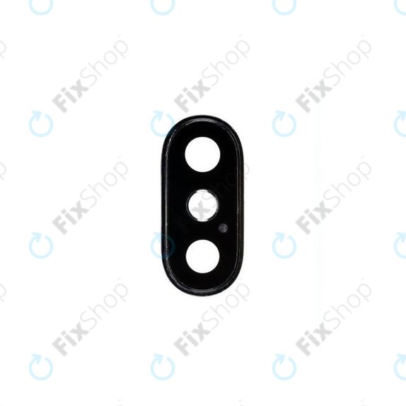 Szklo obiektywu tylnej kamery z ramka do iPhone XS, Space Gray