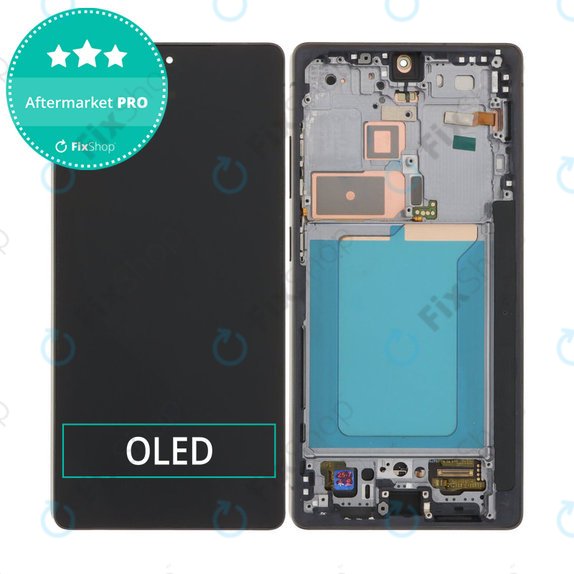 Wyświetlacz OLED do Samsung Galaxy S25 Ultra, Ekran dotykowy z ramką, Titanium Black