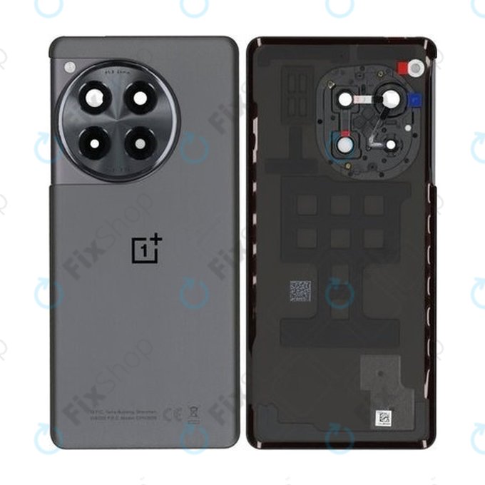 Tylna pokrywa baterii do OnePlus 12R, 621033000183, Iron Grey, Genuine Service Pack