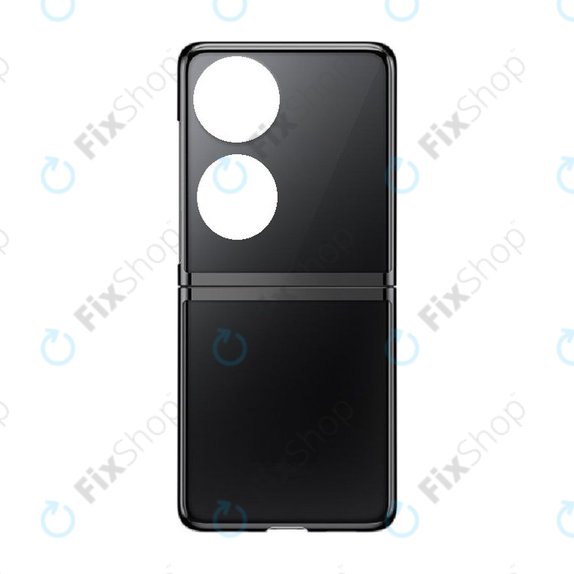 Tylna pokrywa baterii (Górny + Dolny) do Huawei P50 Pocket BAL-AL00, BAL-L49, Czarny, Black
