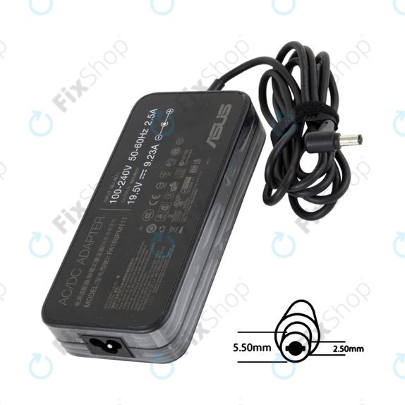 Adapter ładujący do Asus, 180W, 19.5V, B0A001-00260600, Genuine Service Pack