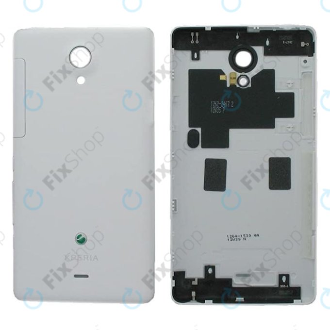 Tylna pokrywa baterii do Sony Xperia T LT30i, Biały, White