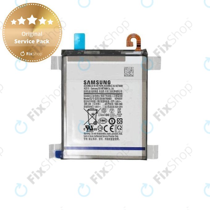 Bateria do Samsung A7 A750F (2018), A10 A105F, EB-BA750ABU, 3300mAh, GH82-18027A, GH82-18689A Genuine Service Pack