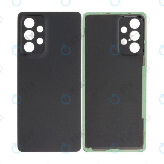 Tylna pokrywa baterii do Samsung A53 A536B, Czarny, Black