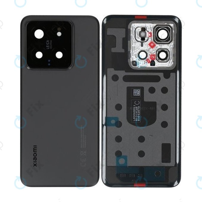 Tylna pokrywa baterii do Xiaomi 14, 23127PN0CC, 56002500N300, Czarny, Black, Genuine Service Pack