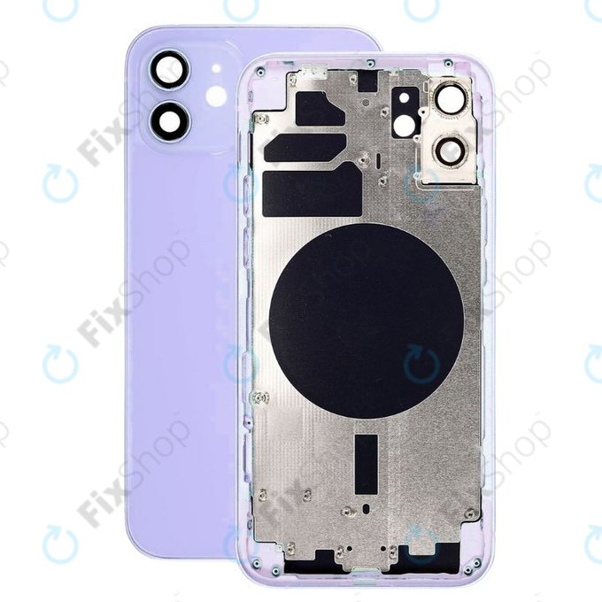 Tylna obudowa do iPhone 12, Fioletowy, Purple
