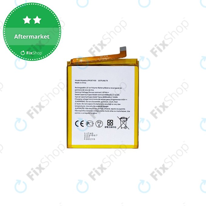 Bateria do Nokia XR20 TA-1368, TA-1362, LPN387450, 4630mAh