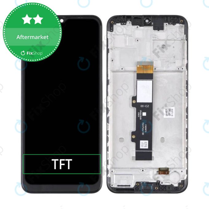 Wyświetlacz do Motorola Moto G10 XT2127, Ekran dotykowy z ramką, Aurora Gray, TFT