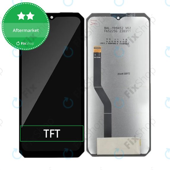 Wyświetlacz do Oukitel WP23, WP23 Pro, WP28, Ekran dotykowy bez ramki, TFT