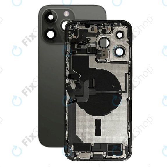 Tylna obudowa z malymi czesciami do iPhone 14 Pro Max, Space Black