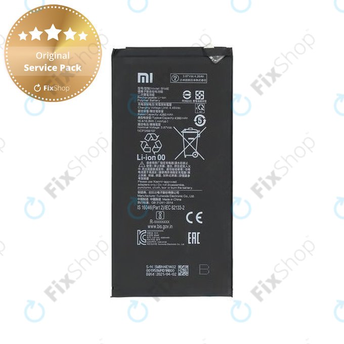 Bateria do Xiaomi Mi Pad 5, 460200007P5Z, BN4E, 4360mAh, Genuine Service Pack