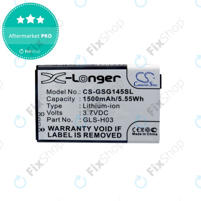 Bateria do Gigabyte GSmart G1345, 1500mAh, Li-Ion, 3.7V, GLS-H03, HQ