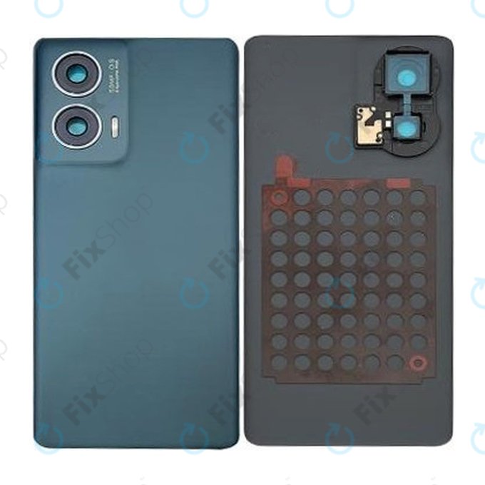Tylna pokrywa baterii z kompletnym montażem do Motorola Edge 50 Fusion, Forest Blue