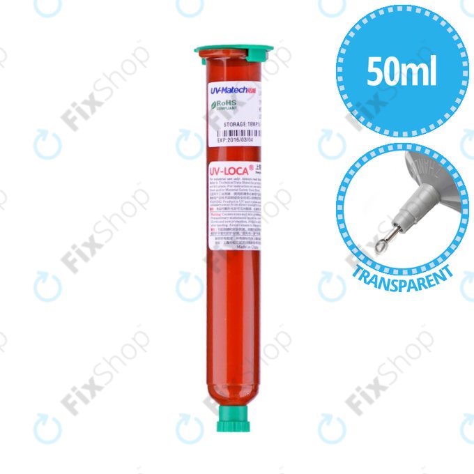 Profesjonalny mocny klej UV-Loca TP-2500F, 50ml