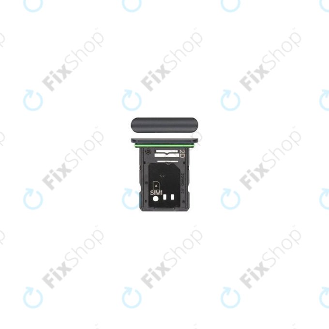 Tacka SIM do Sony Xperia 10 III, 503053801, Czarny, Black, Genuine Service Pack