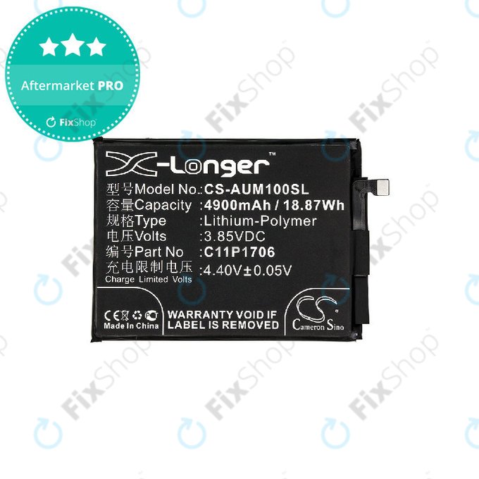 Bateria do Asus Zenfone Max Pro M1 ZB602KL, 4900mAh, Li-Pol, 3.85V, 0B200-02870200, HQ