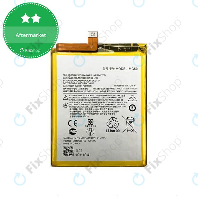 Bateria do Motorola Moto G9 Plus, MG50, 5000mAh