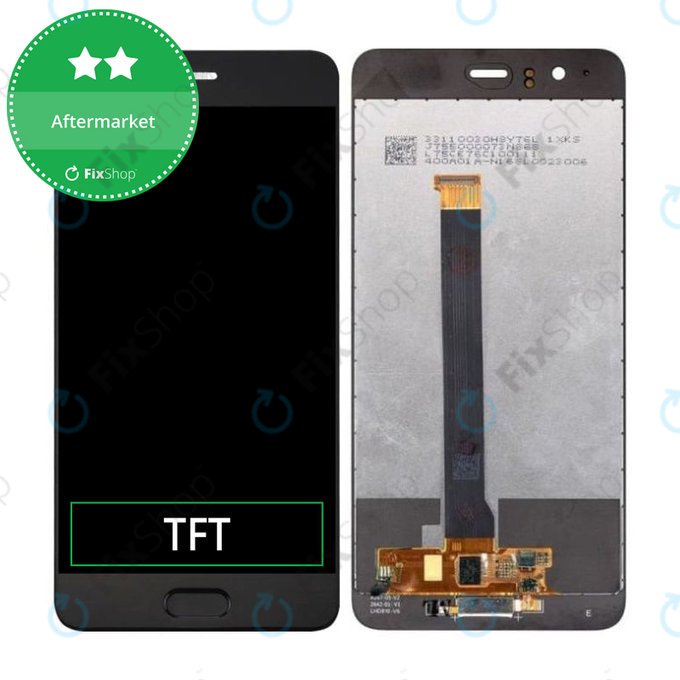 Wyświetlacz do Huawei P10 Plus, Ekran dotykowy bez ramki, Czarny, Black, TFT