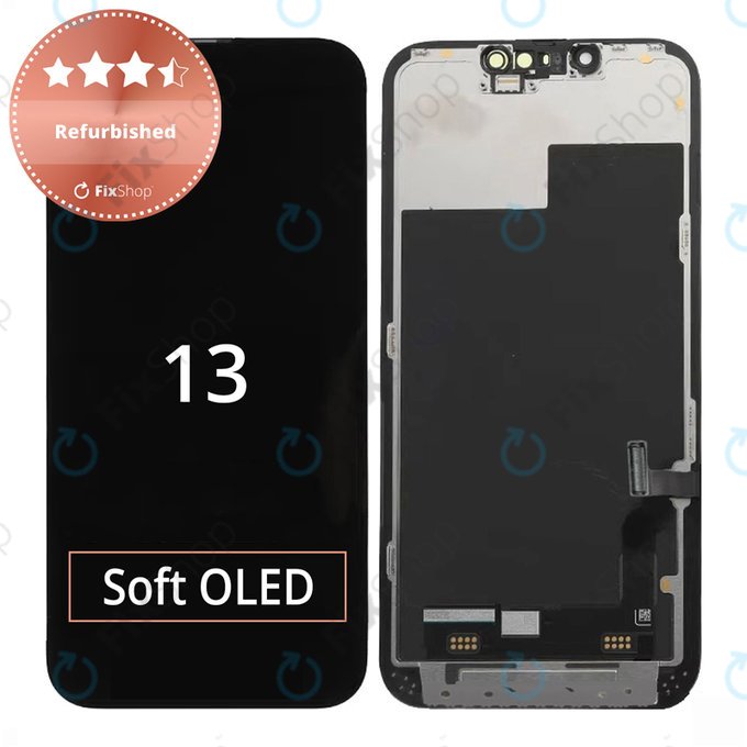 Wyświetlacz dla iPhone 13, Ekran dotykowy z ramką, Refurbished