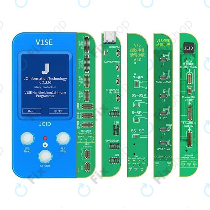 Programator JC V1SE + Płytki LCD, Baterii, Odcisków palców, Face ID, serii 12 (iPhone 7 - 12 Pro Max)