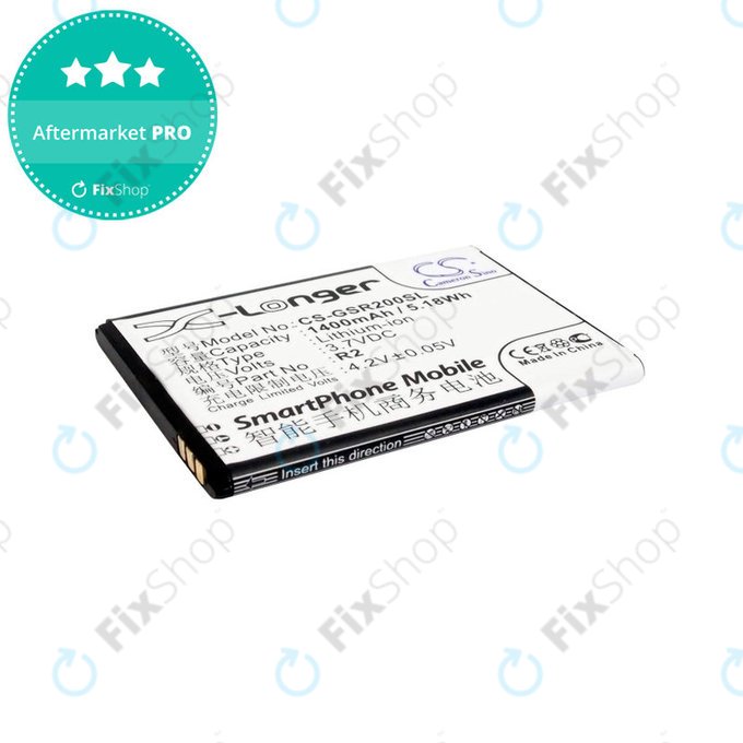 Bateria do Gigabyte Gsmart Roma, R2, Li-ion, 3.7V, 1400mAh, HQ