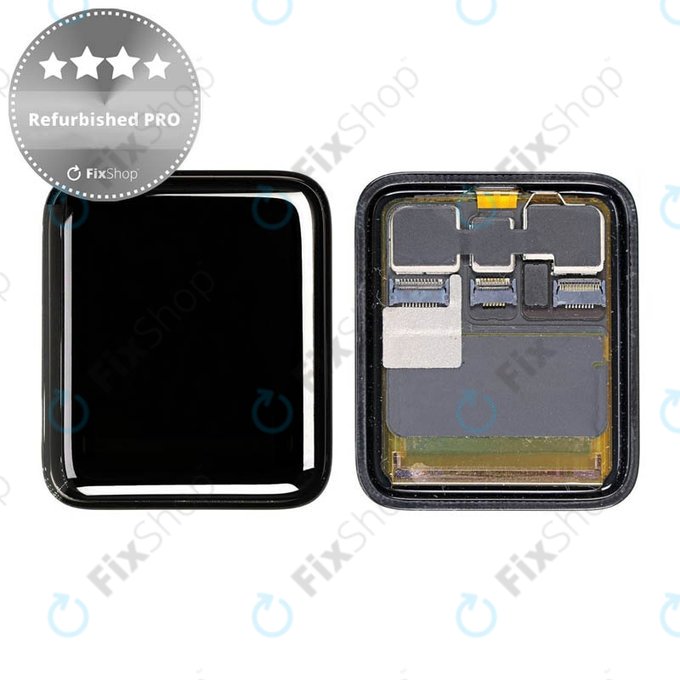 Wyświetlacz LCD dla Apple Watch 3 38mm, Ekran dotykowy bez ramki, Refurbished PRO
