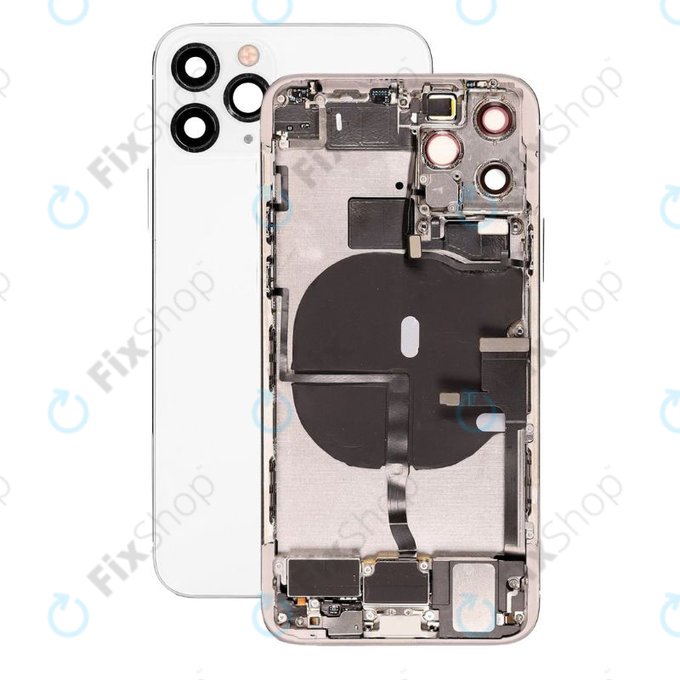 Tylna obudowa z malymi czesciami do iPhone 11 Pro, Srebrny, Silver