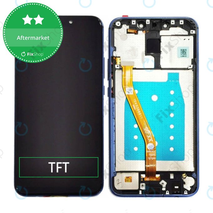 Wyświetlacz do Huawei Mate 20 Lite, Ekran dotykowy z ramką, Czarny, Black, TFT