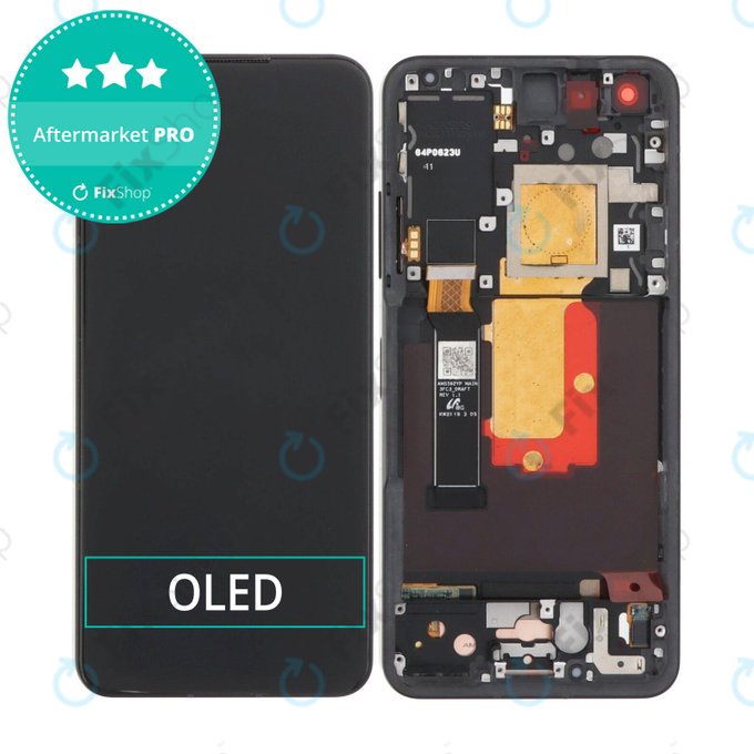 Wyświetlacz OLED do Asus Zenfone 9 AI2202, Ekran dotykowy z ramką, Midnight Black