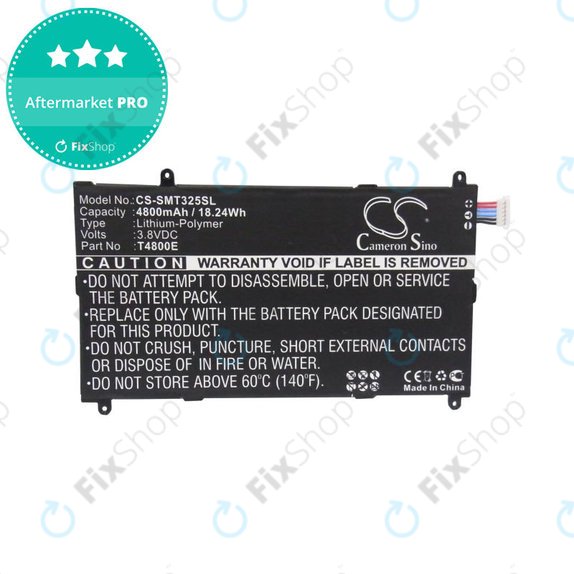 Bateria do Samsung Galaxy Tab Pro 8.4, 4800mAh, Li-Pol, 3.8V, T4800E, HQ