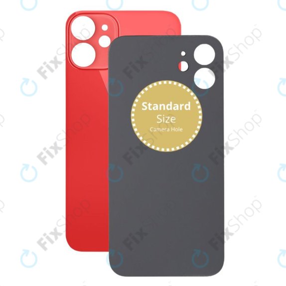 Tylne szklo pokrywy do iPhone 12 Mini, Czerwony, Red